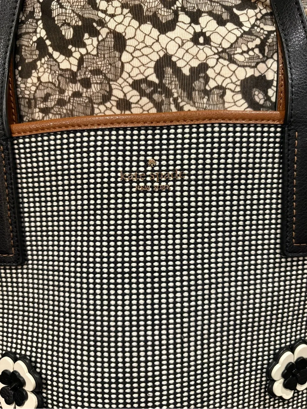 Kate Spade Ash Street Flower Applique Tote